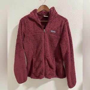 Columbia Women’s Sherpa Jacket - Burgundy
